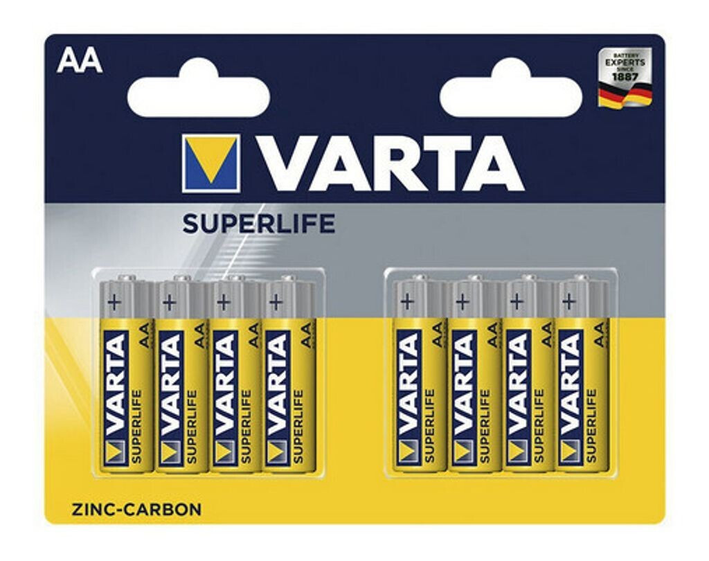 Varta Super Heavy Duty Μπαταρίες Zinc AA 1.5V 8τμχ - Image 1