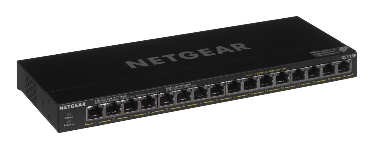 NetGear GS316P-100PES Unmanaged L2 - Image 3