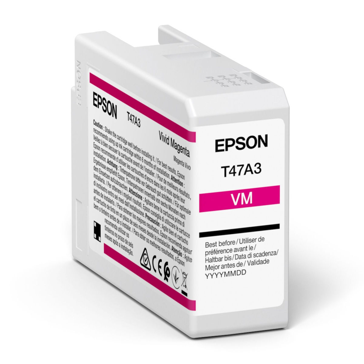 Epson UltraChrome Pro T47A30N Γνήσιο Μελάνι Εκτυπωτή InkJet Vivid Ματζέντα (C13T47A30N)