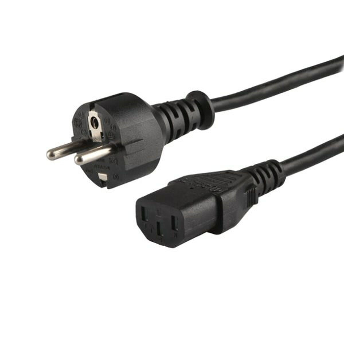 Savio Elmak Schuko - IEC C13 Cable 1.2m Μαύρο (CL-89)