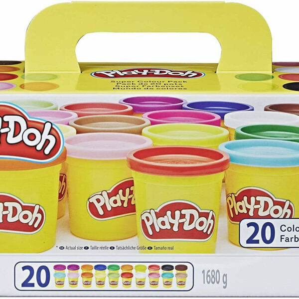 Hasbro Play-Doh Πλαστελίνη - Παιχνίδι Παιχνίδι για 3+ Ετών, 20τμχ