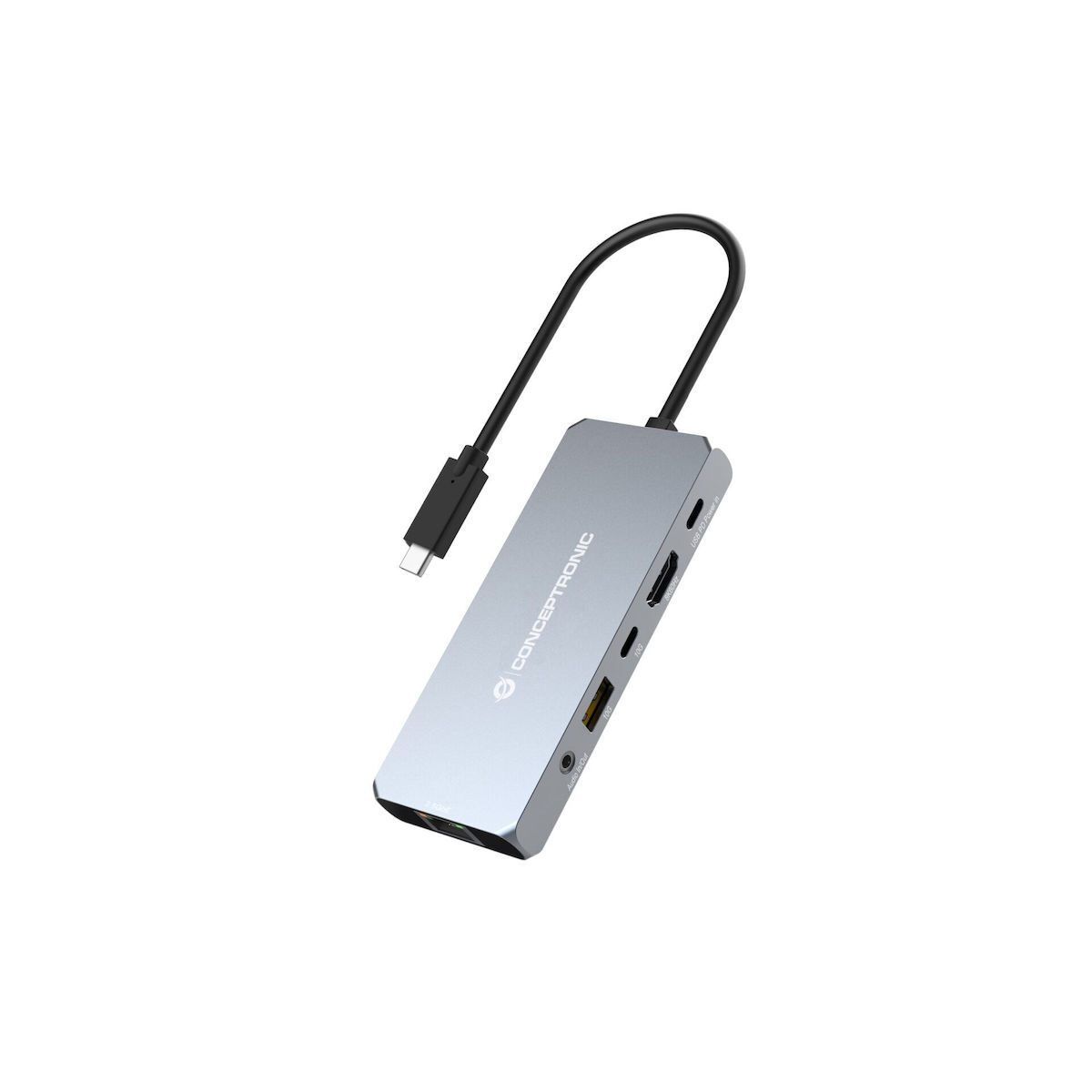 Conceptronic USB-C Docking Station με HDMI 4K PD Ethernet (DONN22G) - Image 1