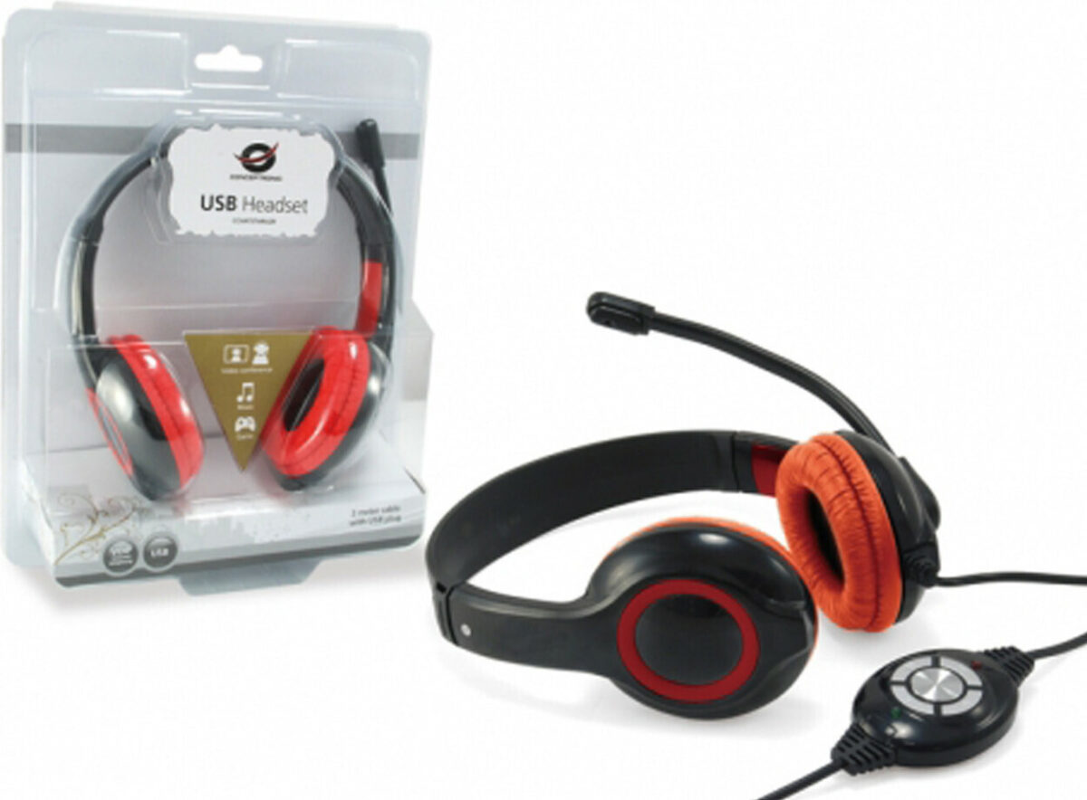 Conceptronic On Ear Κόκκινο - Image 6
