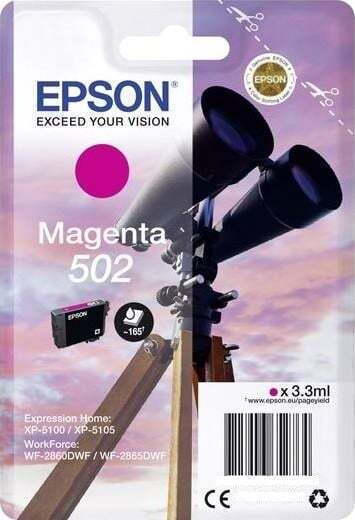 Epson Singlepack Γνήσιο Μελάνι Εκτυπωτή InkJet Ματζέντα (C13T02V34020)
