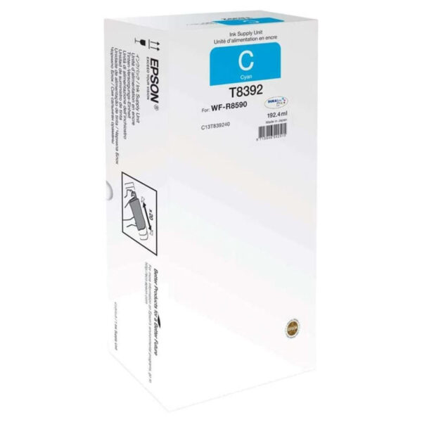Epson T8392 Cyan Γνήσιο Μελάνι Εκτυπωτή InkJet Κυανό (C13T839240)