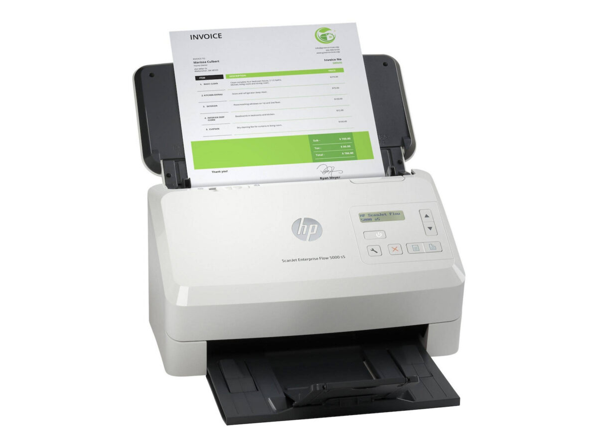 HP ScanJet Enterprise Flow 5000 s5 Sheetfed Scanner A3 - Image 1