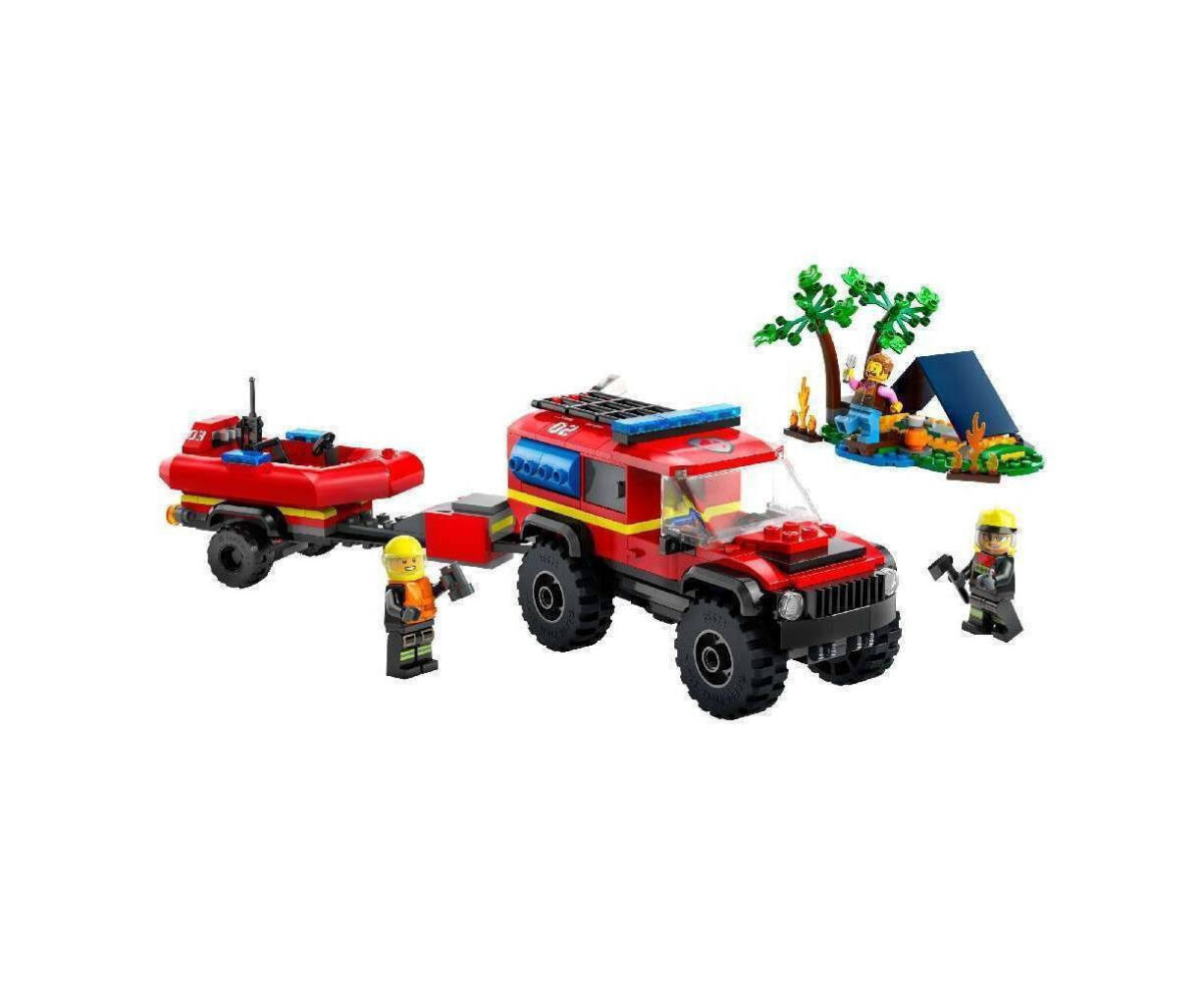 Lego City 4x4 Fire Truck With Rescue Boat για 5+ Ετών - Image 8