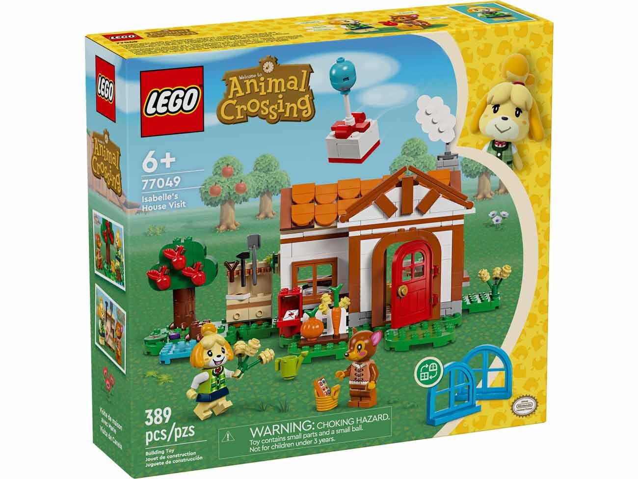 Lego Animal Crossing Animal Crossing Isabelle's House Visit για 6+ Ετών 389τμχ