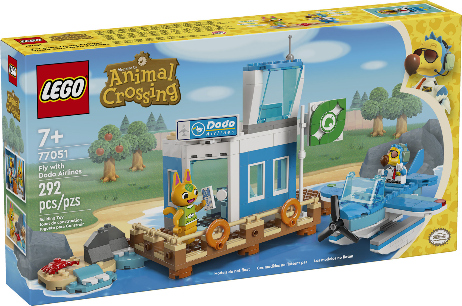 Lego Animal Crossing Animal Crossing - Fly with Dodo Airlines για 7+ Ετών 292τμχ