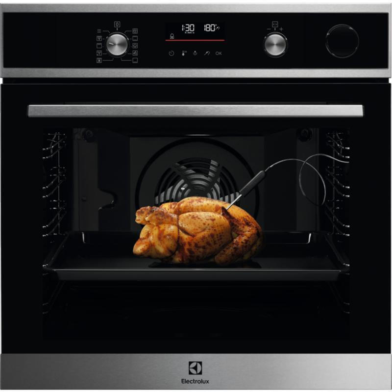 Electrolux Άνω Πάγκου Μαύρος EOC6H76X