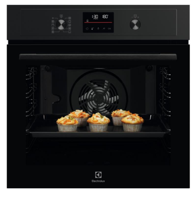 Electrolux Άνω Πάγκου Μαύρος EOD4P57H