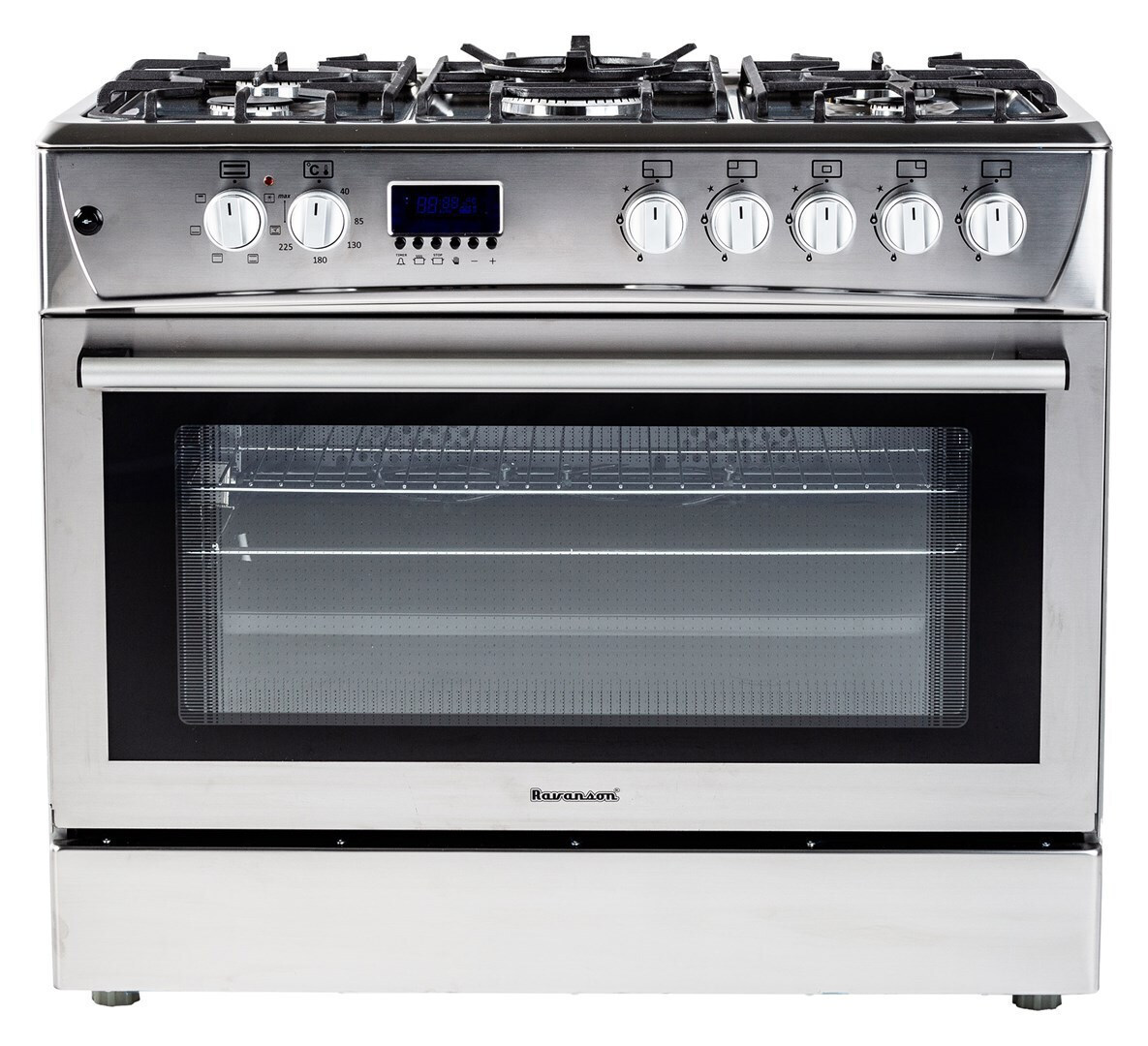 Ravanson Ελεύθερη με Εστίες Υγραερίου Inox KWGE-K90 Cheff Modern
