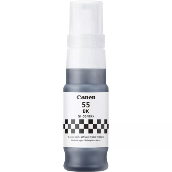 Canon GI-55BK Γνήσιο Μελάνι Εκτυπωτή InkJet Μαύρο (6292C001)