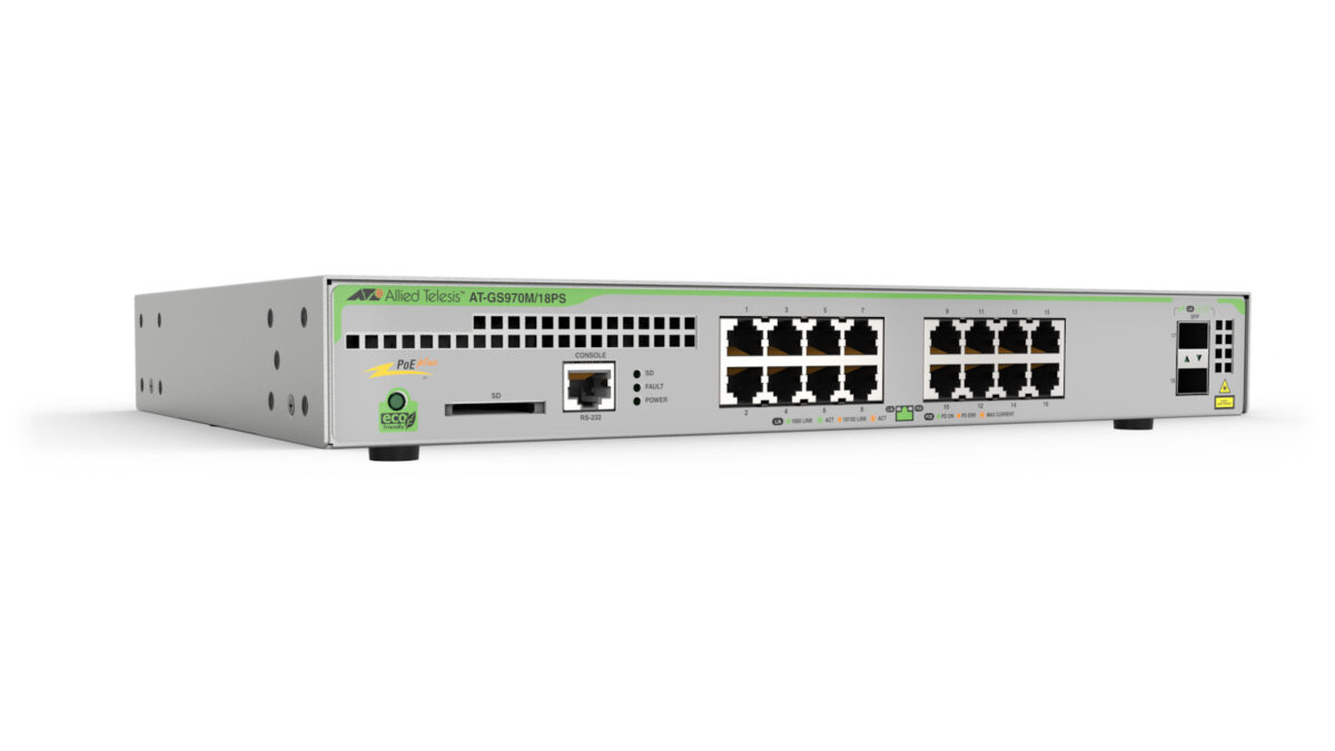 Allied Telesis GS970M/18PS Managed L3 - Image 1