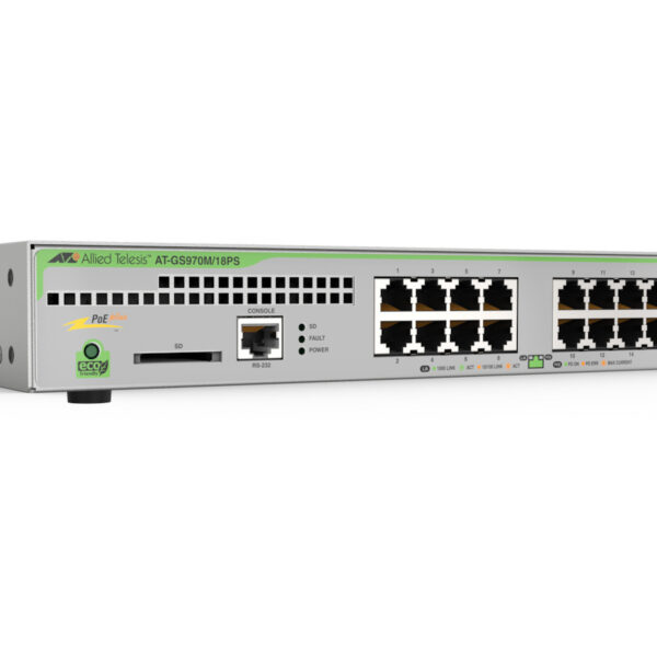 Allied Telesis GS970M/18PS Managed L3