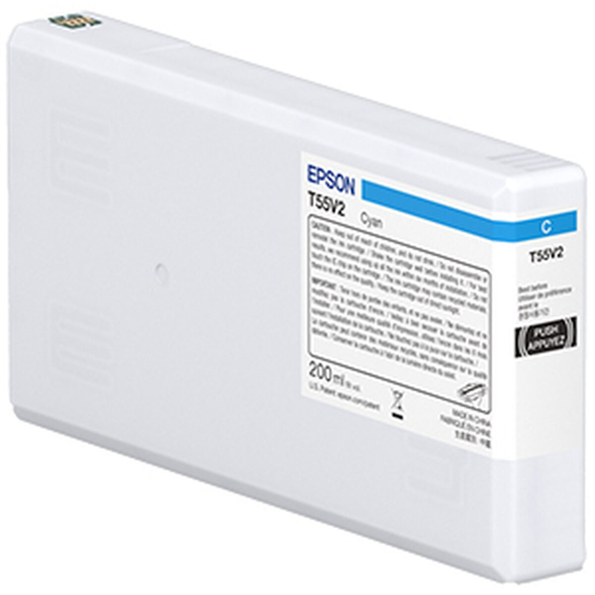 Epson T55W2 Γνήσιο Μελάνι Εκτυπωτή InkJet Κυανό (C13T55W200)