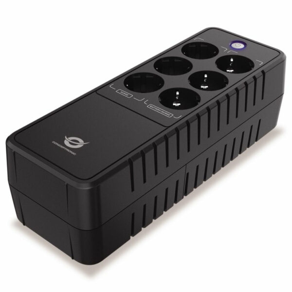 Conceptronic Πολύπριζο Ασφαλείας 3 Θέσεων με USB-A και Διακόπτη 4τμχ