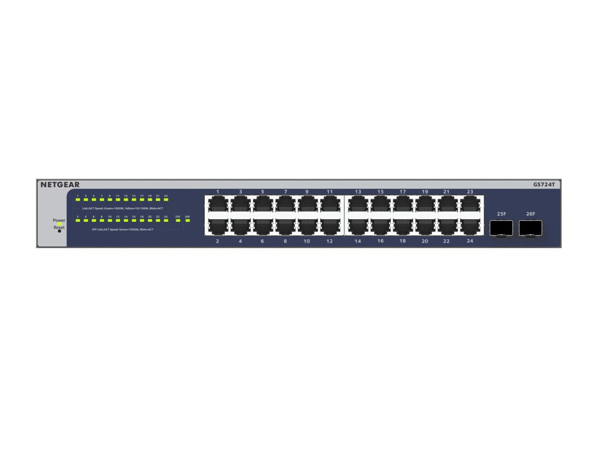 NetGear GS724T Managed L3 - Image 2