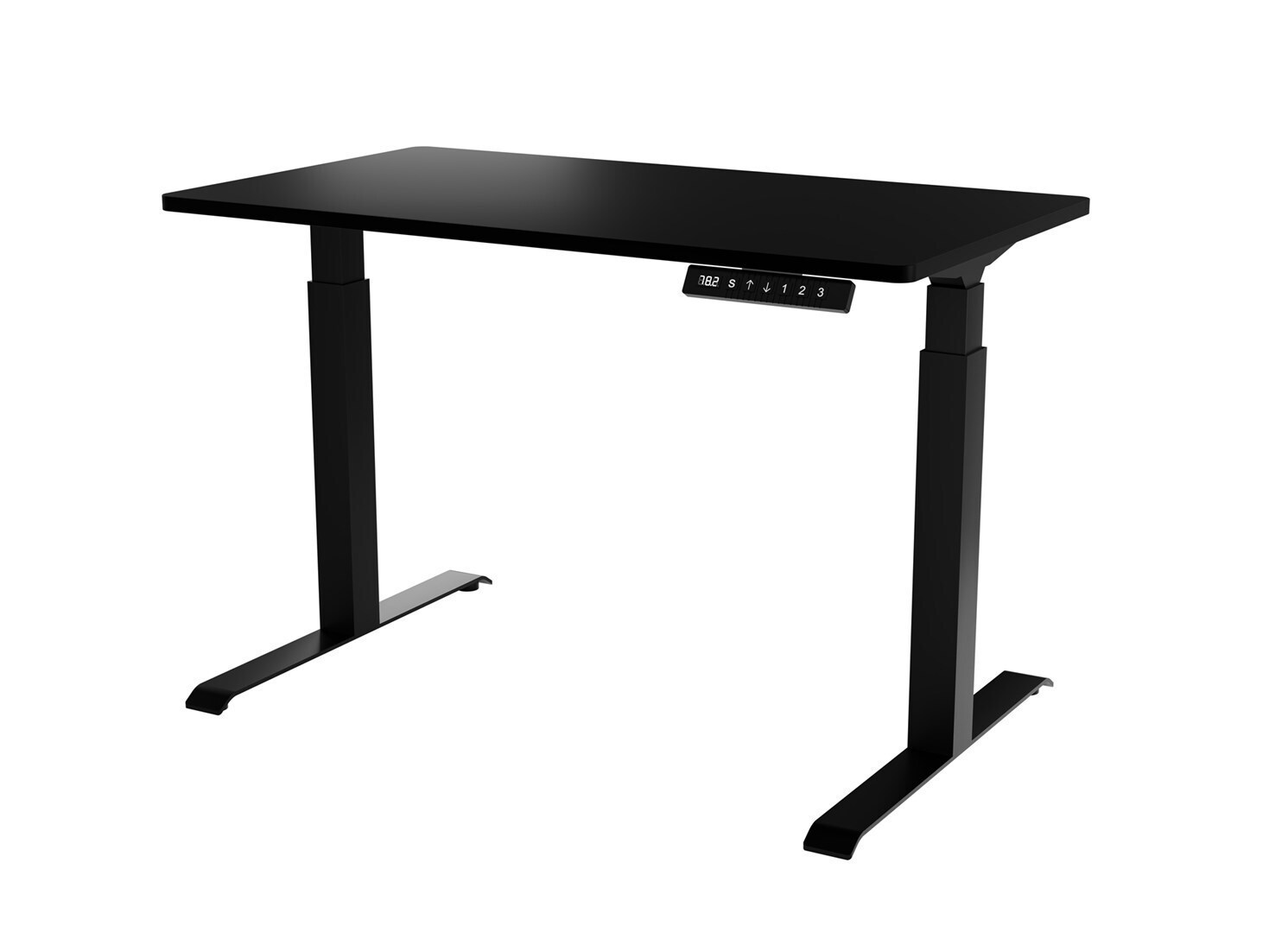 Γραφείο Gaming με Ρυθμιζόμενο Ύψος 121x67x72εκ. Black