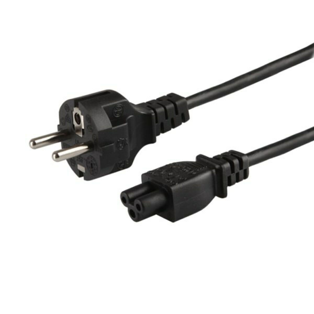 Savio Schuko - IEC C5 Cable 1.8m Μαύρο (CL-81)