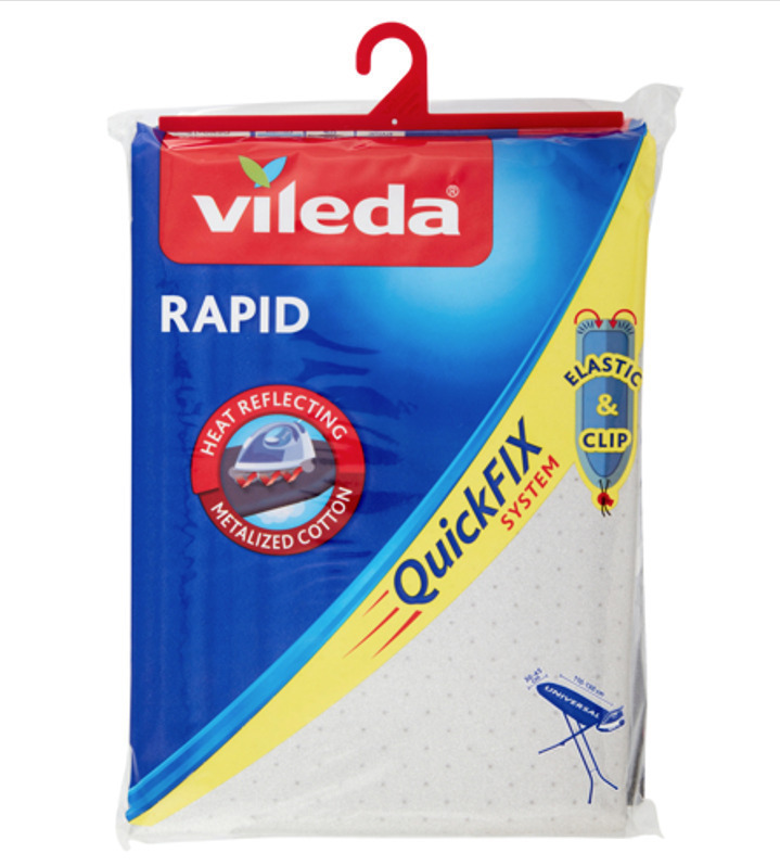 Vileda Rapid Σιδερόπανο Grey 130x45cm