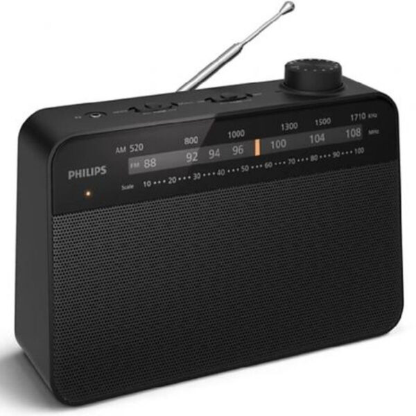 Philips Φορητό Ηχοσύστημα με Ραδιόφωνο σε Μαύρο Χρώμα