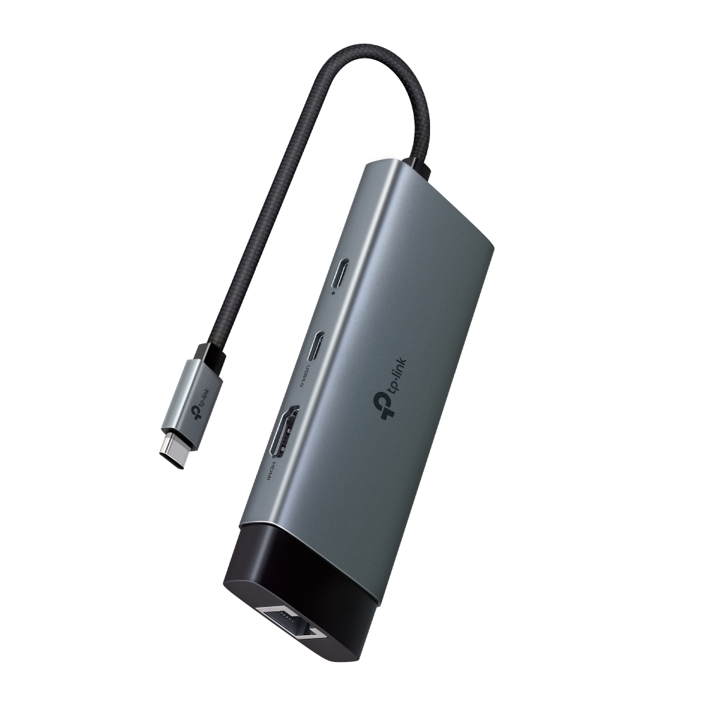 TP-LINK USB-C Docking Station με HDMI 4K PD Ethernet (UH6120C) - Image 1