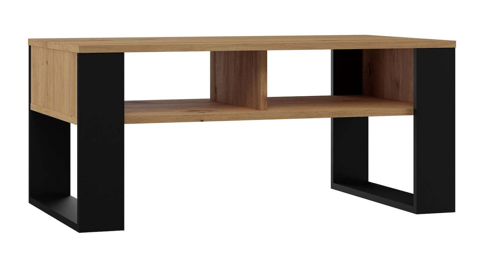 Τραπεζάκι Σαλονιού 2p Art Cz 90x58x50cm Μπεζ