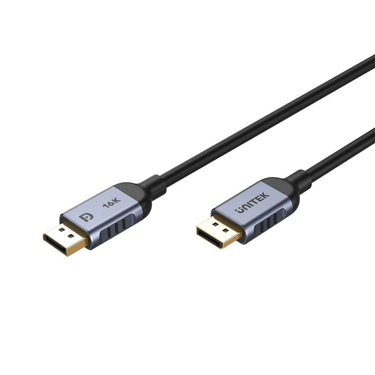 Unitek Cable DisplayPort male - DisplayPort male 2m Μαύρο (C1626GY01-2M) - Image 1