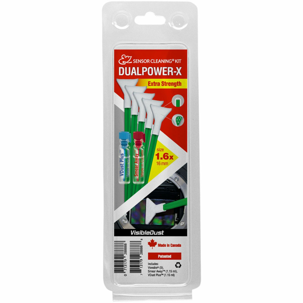 Visible Dust Καθαρισμός Αισθητήρα Sensor Cleaning Dualpower-X Extra Strength 1.6x