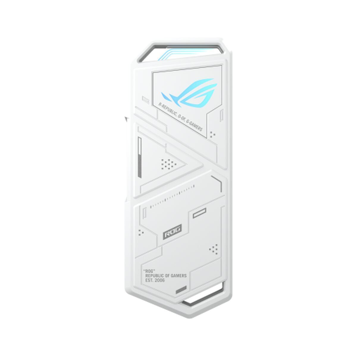 Asus Rog Strix Arion Θήκη για Σκληρό Δίσκο M.2 SATA III NVME με σύνδεση USB 3.2 Type-C σε Λευκό χρώμα - Image 1
