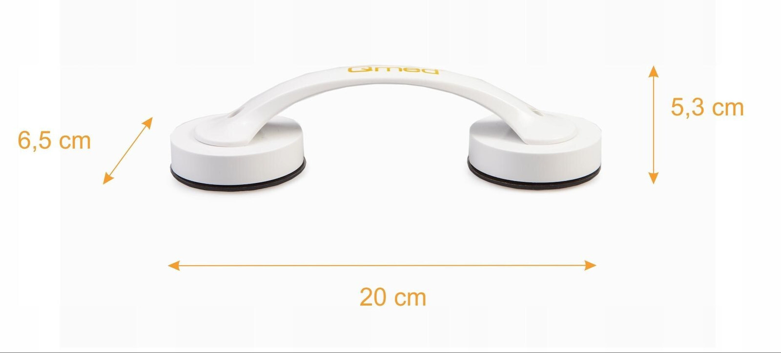 Qmed Λαβή Μπάνιου 20cm Λευκή