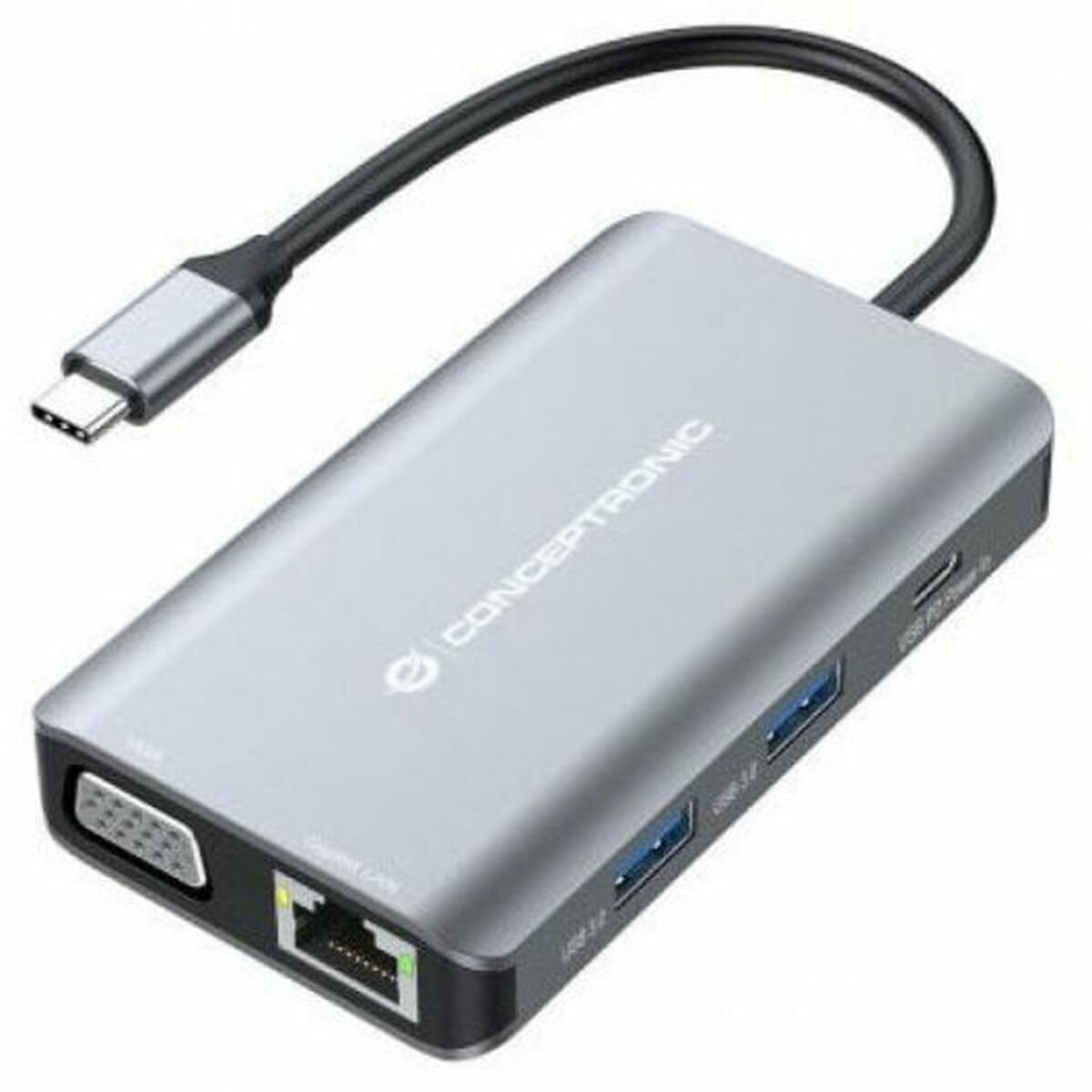 Conceptronic USB-C Docking Station με HDMI 4K PD Ethernet (DONN21G)