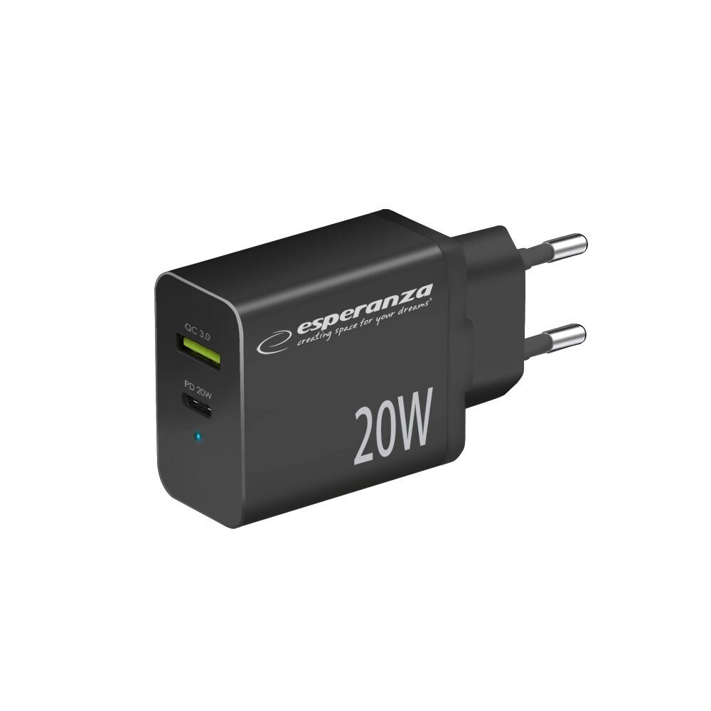 Esperanza EZC105 USB-C Χωρίς Καλώδιο 20W