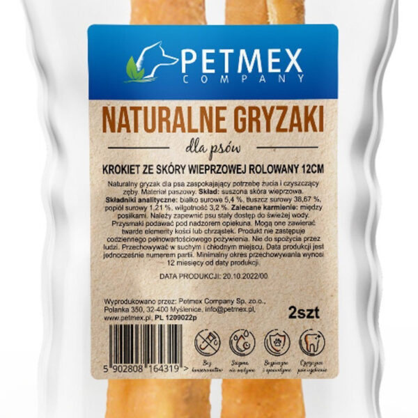 Petmex Λιχουδιά Σκύλου χωρίς Γλουτένη με Χοιρινό και Τόνο 12εκ. 100gr 2τμχ