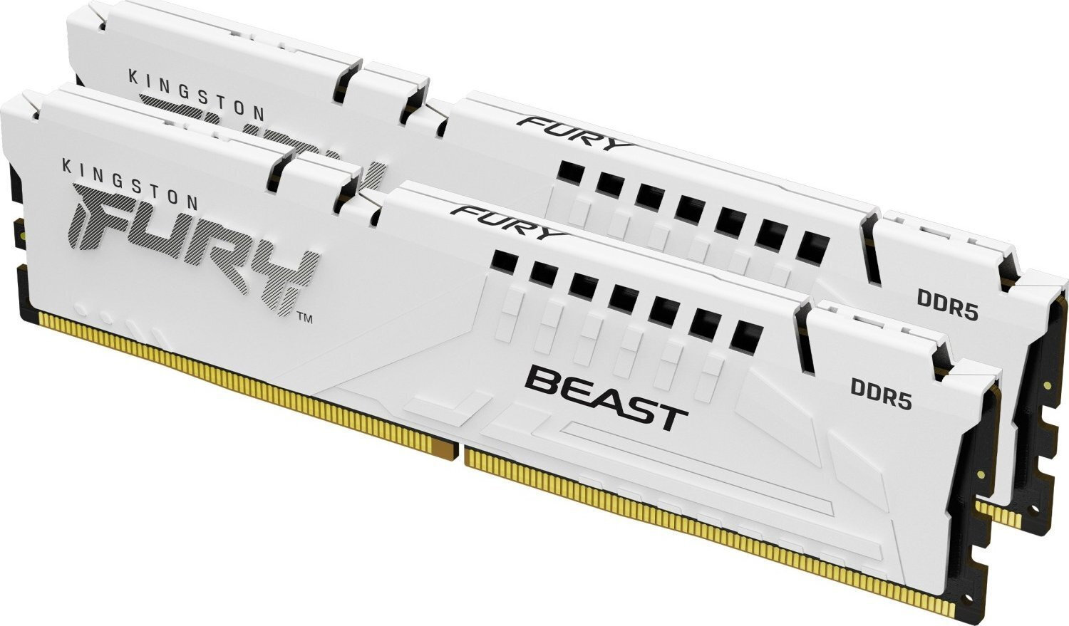 Kingston Fury Beast DDR5 με Module 1x32GB και Ταχύτητα 6400 για Desktop KF564C32BWEK2-32