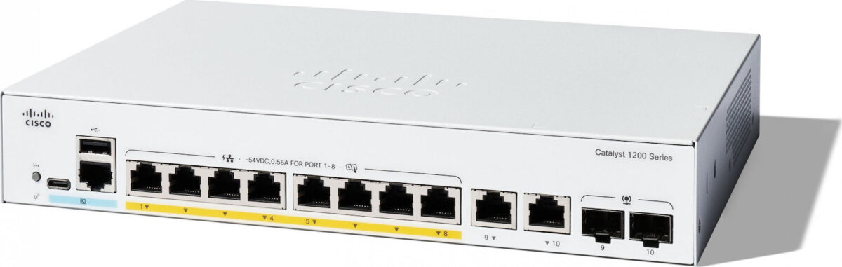 Cisco Catalyst C1200-8P-E-2G Managed L2 PoE+ - Image 2