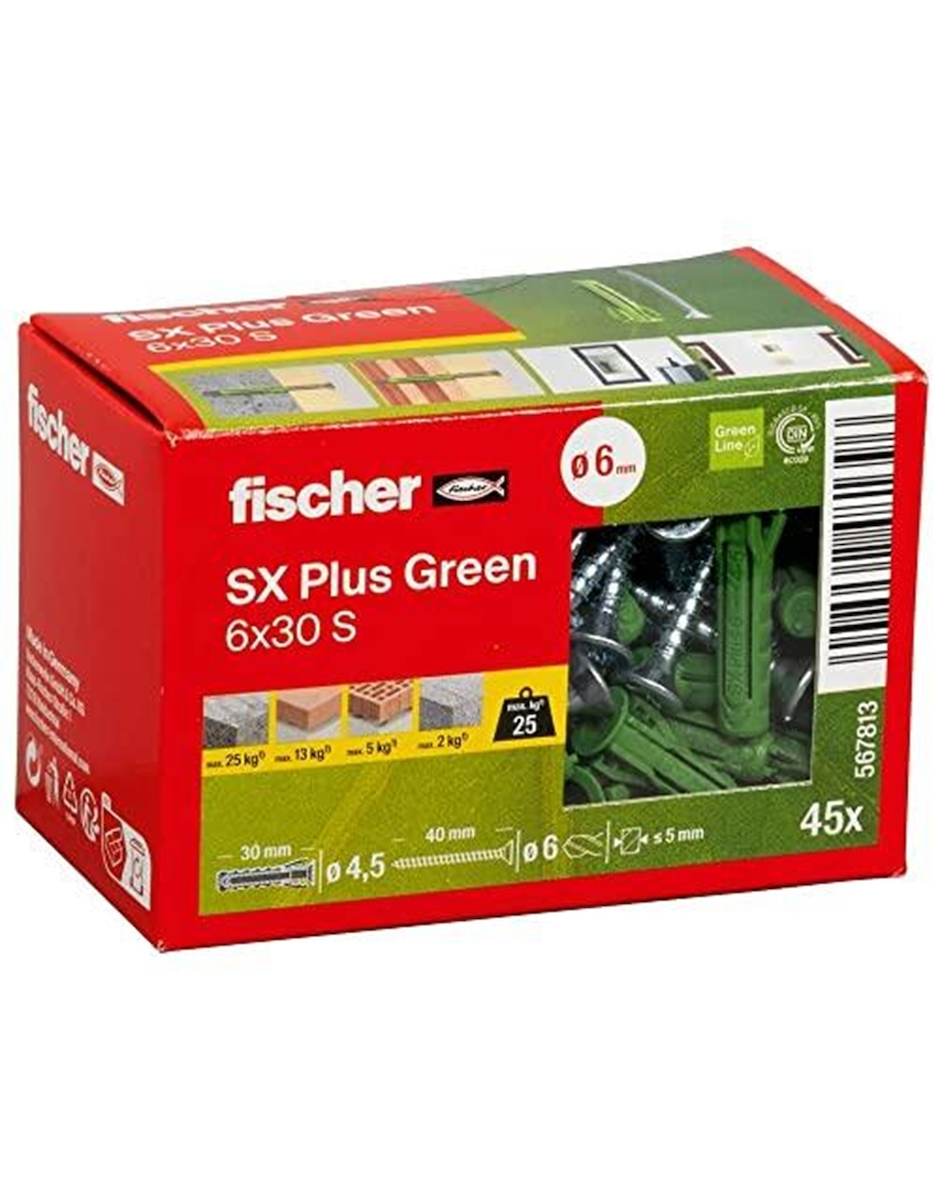 Fischer Ούπα Πλαστικό 6x30mm 30τμχ 567813