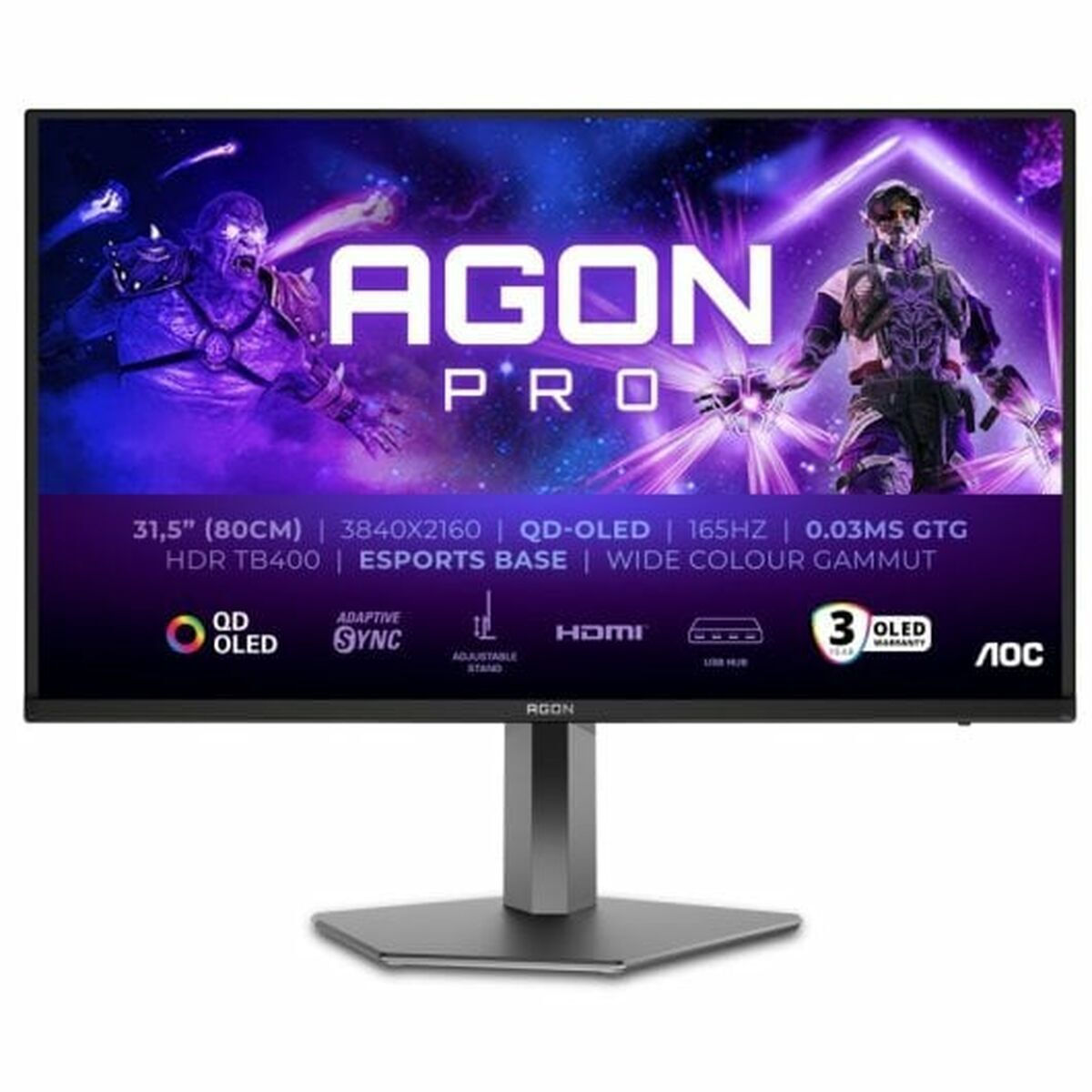 AOC AG326UD 31.5" QD-OLED HDR 4K 3840x2160