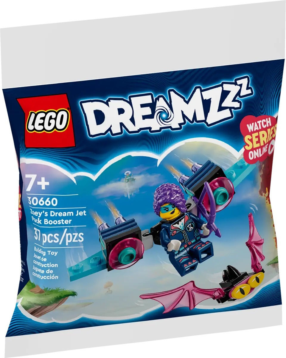 Lego DREAMZzz Zoey's Dream Jet Pack Booster & Z-Blob and Bunchu Spider Escape για 7+ Ετών 37τμχ