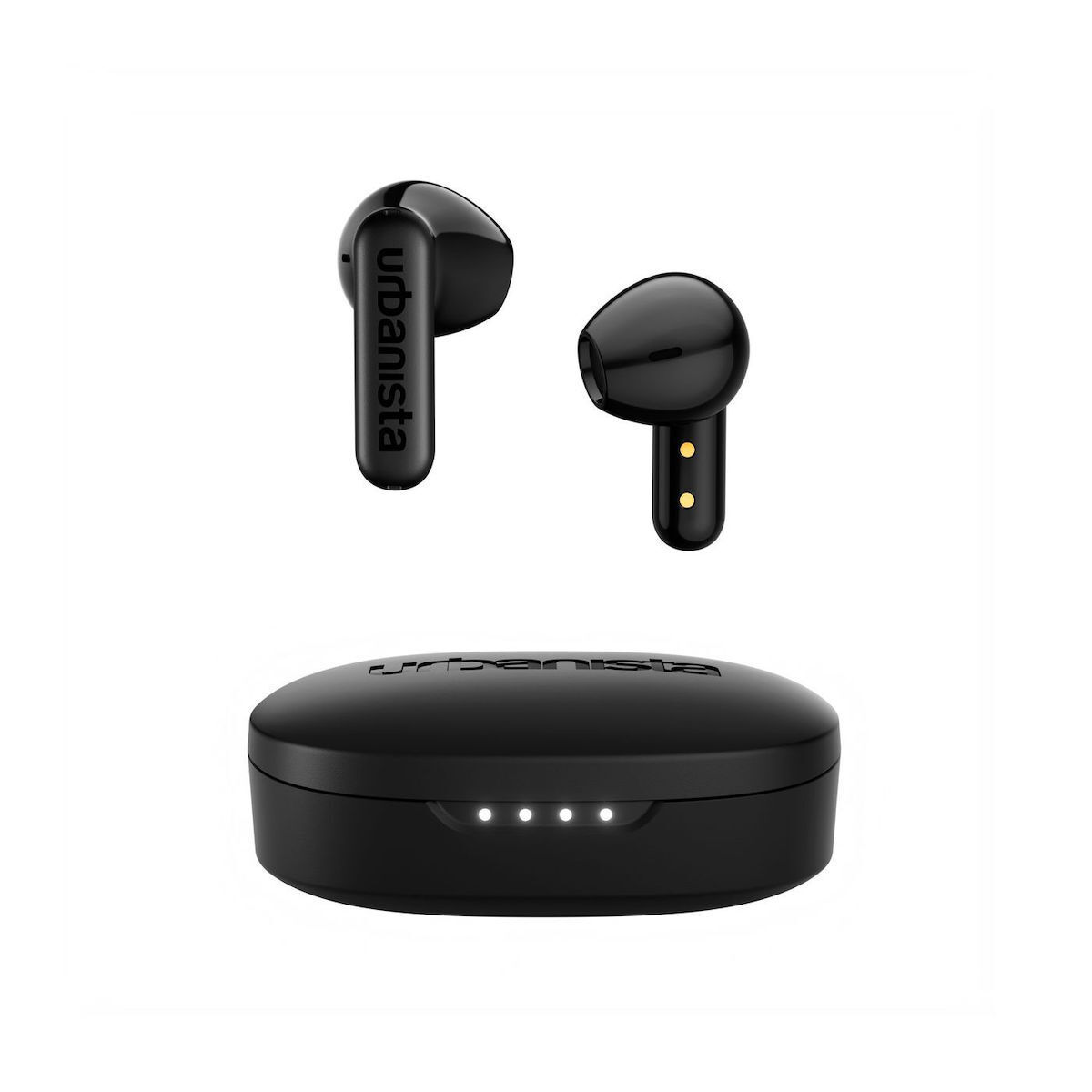Urbanista Copenhagen 2 Earbud Bluetooth Handsfree Ακουστικά με Αντοχή στον Ιδρώτα και Θήκη Φόρτισης Midnight Black