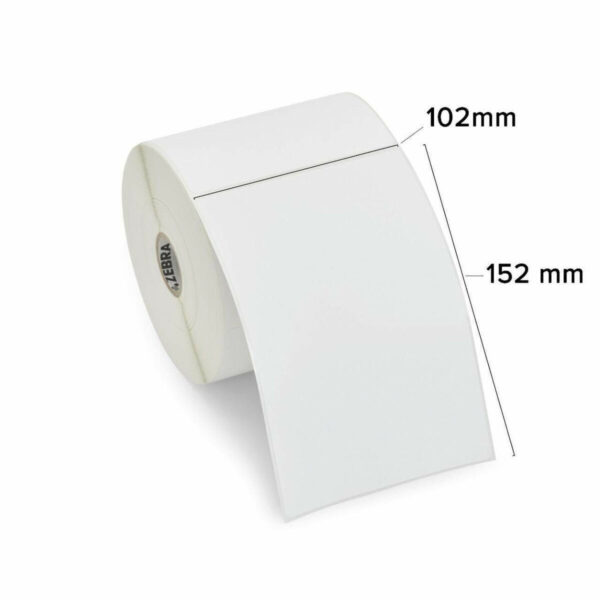 Zebra Z-Select 2000D 475 Αυτοκόλλητες Ετικέτες σε Ρολό για Εκτυπωτή Ετικετών 152x102mm