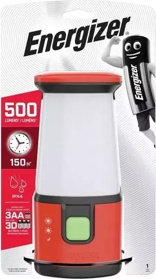 Energizer 360° Φανάρι Led Μπαταρίας για Camping Αδιάβροχο με Φακό 500lm