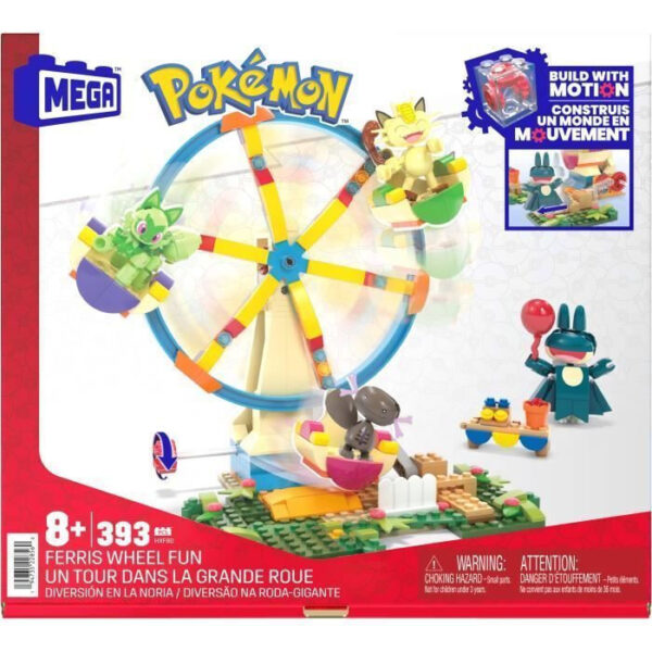Mega Bloks Pokemon Ferris Wheel για 8+ Ετών 399τμχ