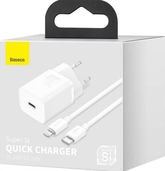 Baseus Super Si USB-C 20W με Καλώδιο USB-C - Lightning