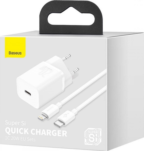 Baseus Super Si USB-C 20W με Καλώδιο USB-C - Lightning