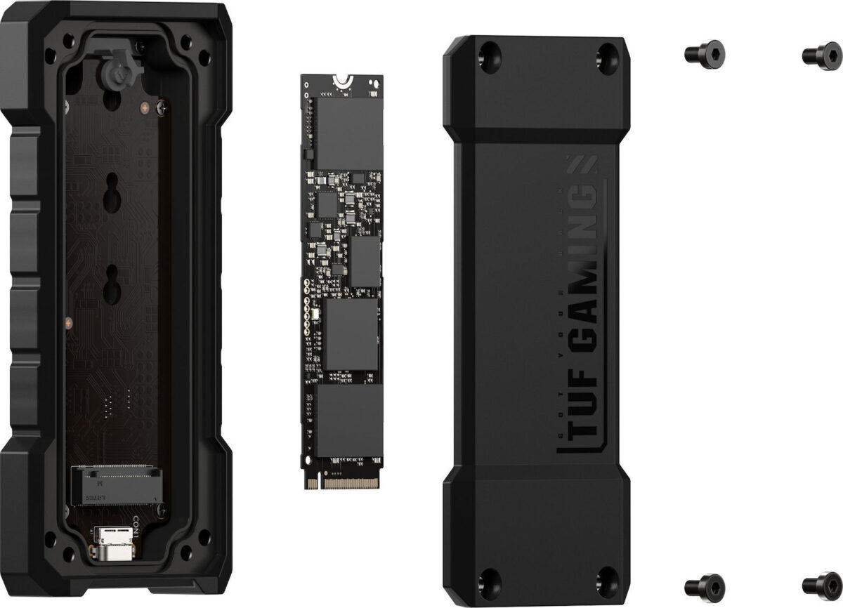 Asus Tuf Gaming A2 Θήκη για Σκληρό Δίσκο M.2 PCI Express NVME με σύνδεση Type-C - Image 4