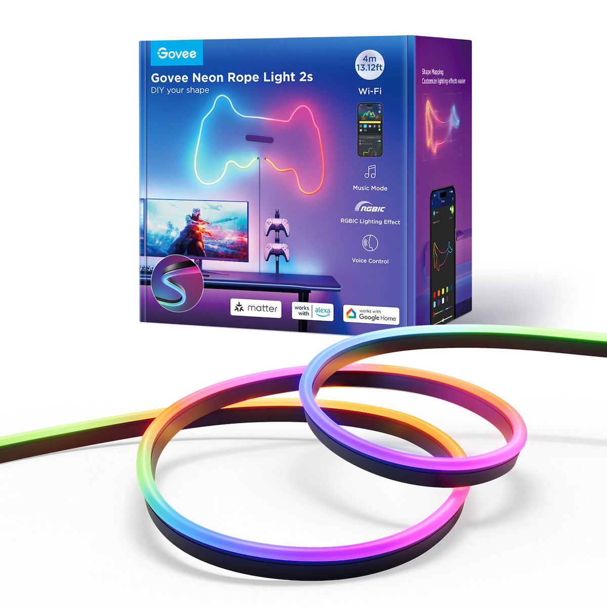 Govee Αδιάβροχη Ταινία LED Wi-Fi 4m