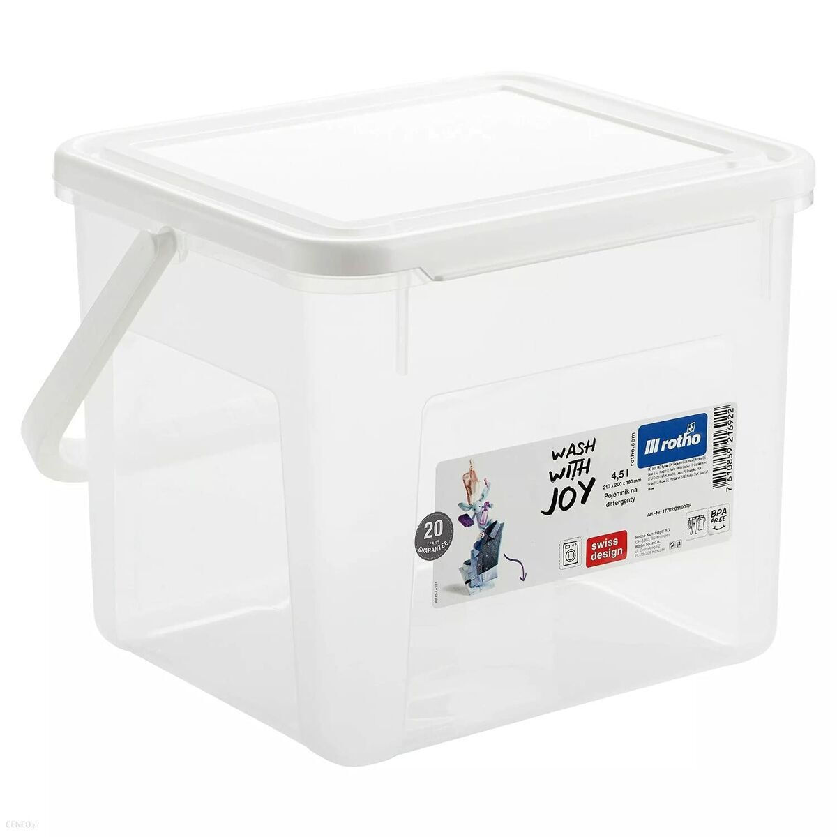 Rotho Babydesign Επαγγελματικό Δοχείο Τροφίμων 4.5lt 21x23x18cm