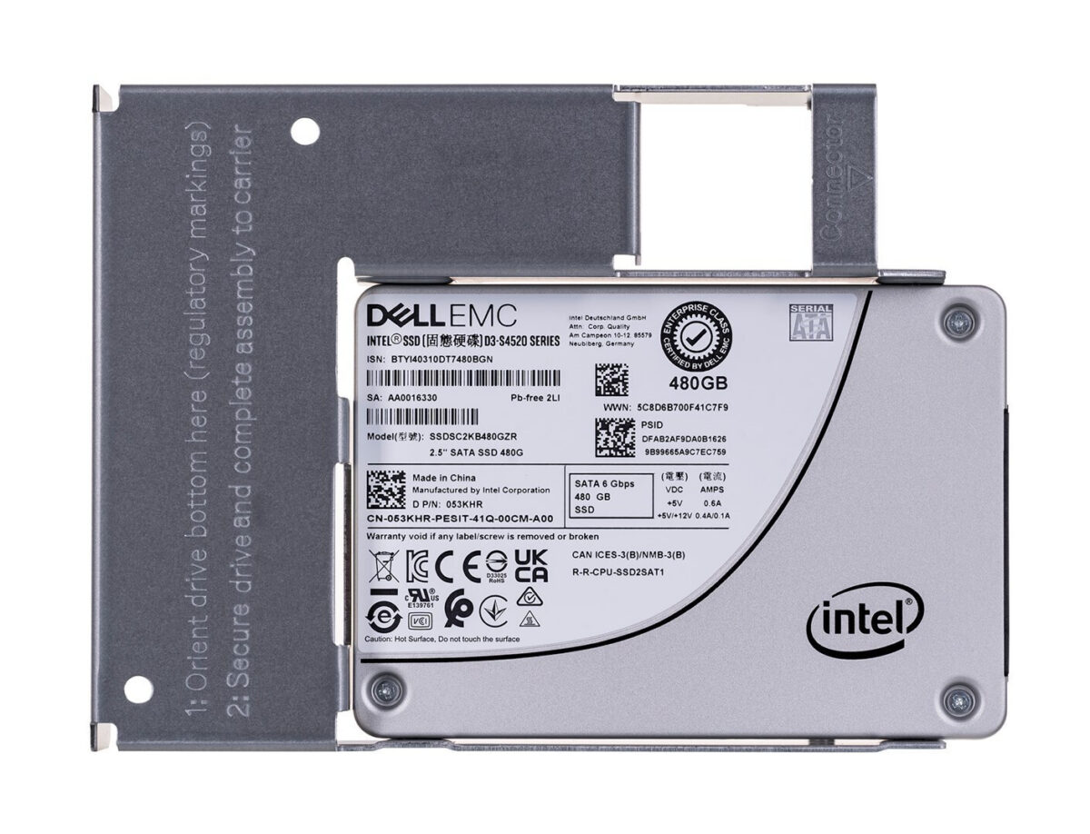 Dell 512e 3.5'' HYB Cabled for T150 480GB 3.5'' 345-BDZB - Image 4